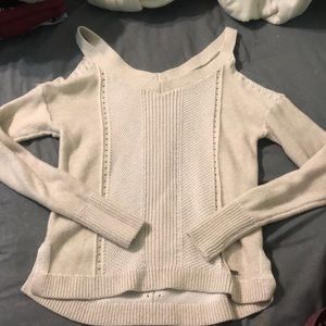 Off the shoulder sweater